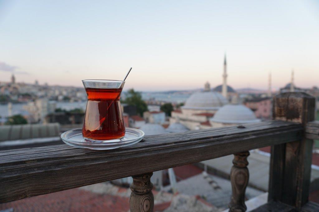 Tea drinking Istanbul