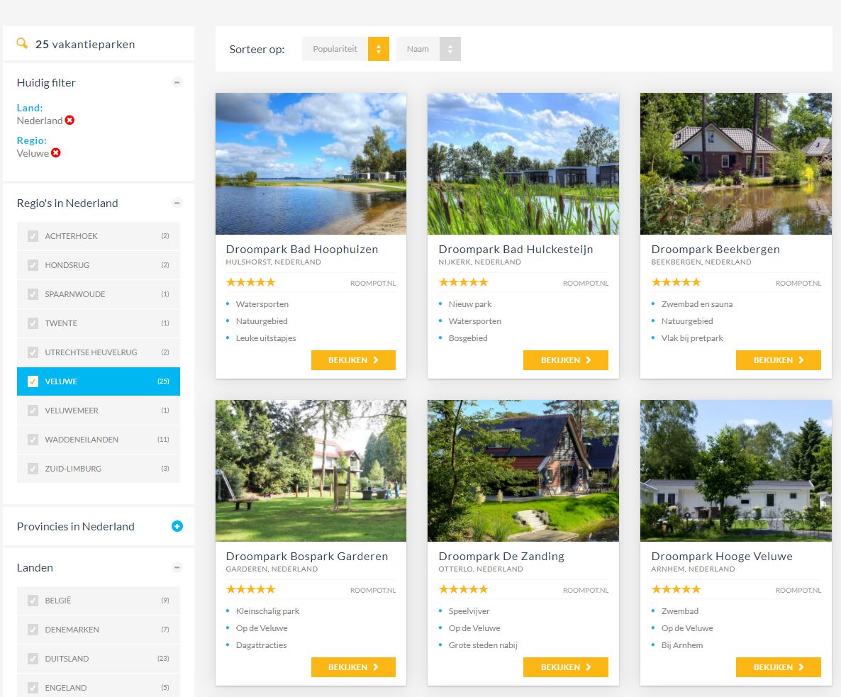 Compare holiday parks